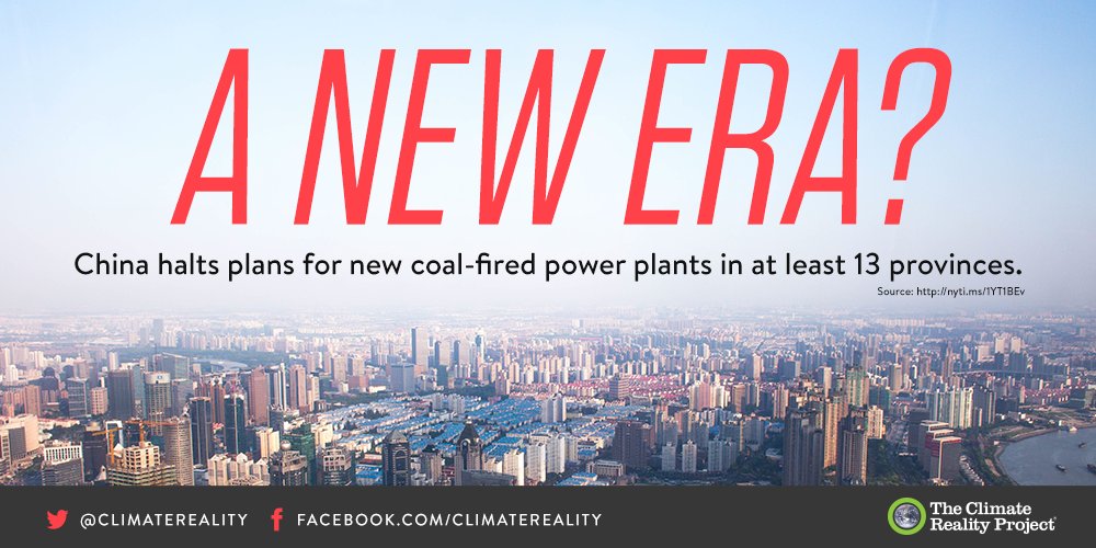 ClimateReality's tweet photo. The end of an era powered by coal is in sight. The future will be powered by clean energy! https://t.co/T4TIh4gSJ4