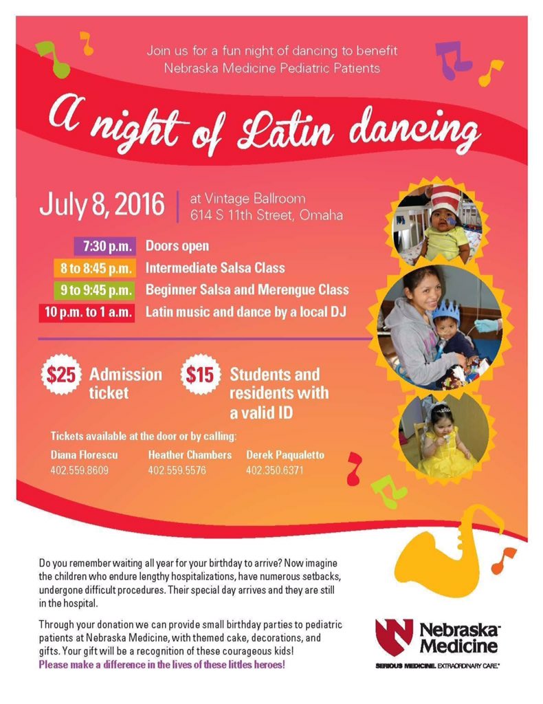 oldmarketdance's tweet photo. Tonight we're dancing to raise money for pediatric patients at NE Med. come to Vintage Ballroom now! https://t.co/cPGeD2SZdk