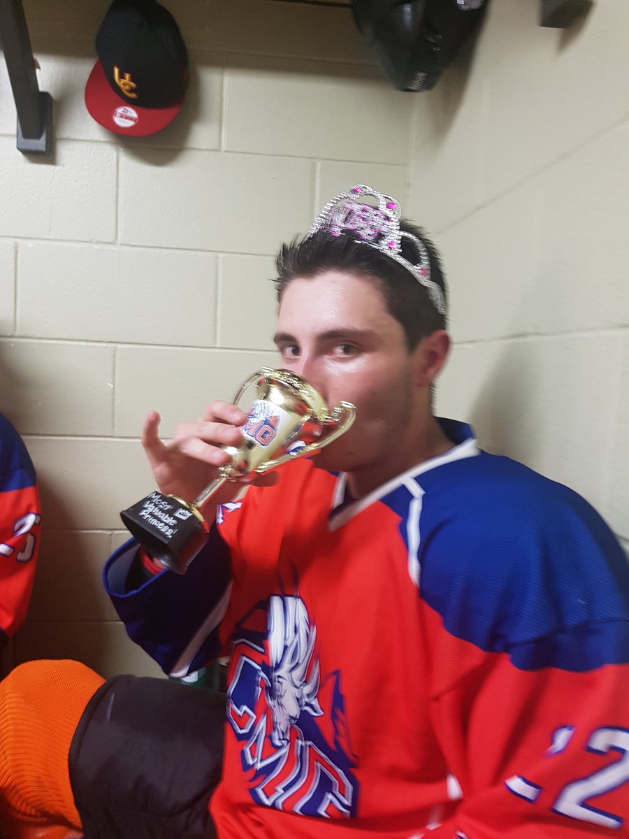 CMGhockey's tweet photo. after a tough 7-3 loss @TC22r wins #MVPrincess for hardest back check I've ever seen!#AllStar #50inNever #notHeatley https://t.co/AB5FgkbBJp