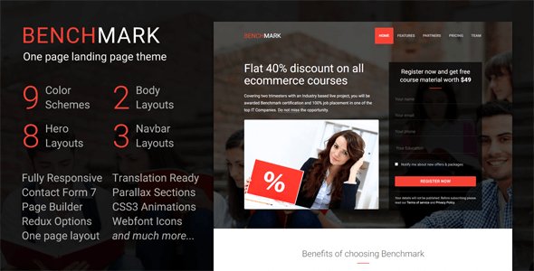 WpWarez's tweet image. Benchmark - #Responsive Multipurpose One Page ... - #ContactForm7 #Css3Animations goo.gl/sQi7Uz