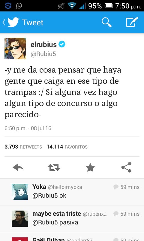 TuTioChepano's tweet photo. #RubiusSecuestrador
Como cuando no sabes que excusa usar para ocultar tus secuestros. HashtagNoTienesVerguenza https://t.co/5y5QCwS8HF