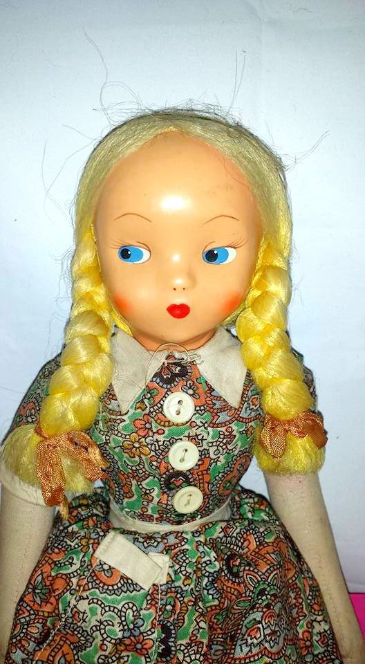 JunkYardBlonde's tweet photo. Vintage A. D. Sutton &amp; Sons Shirley Doll,England,Jointed, Cloth Doll,Si… https://t.co/2bGNMhTrYy #Etsy #SideGlancing https://t.co/u8fhY8AteW