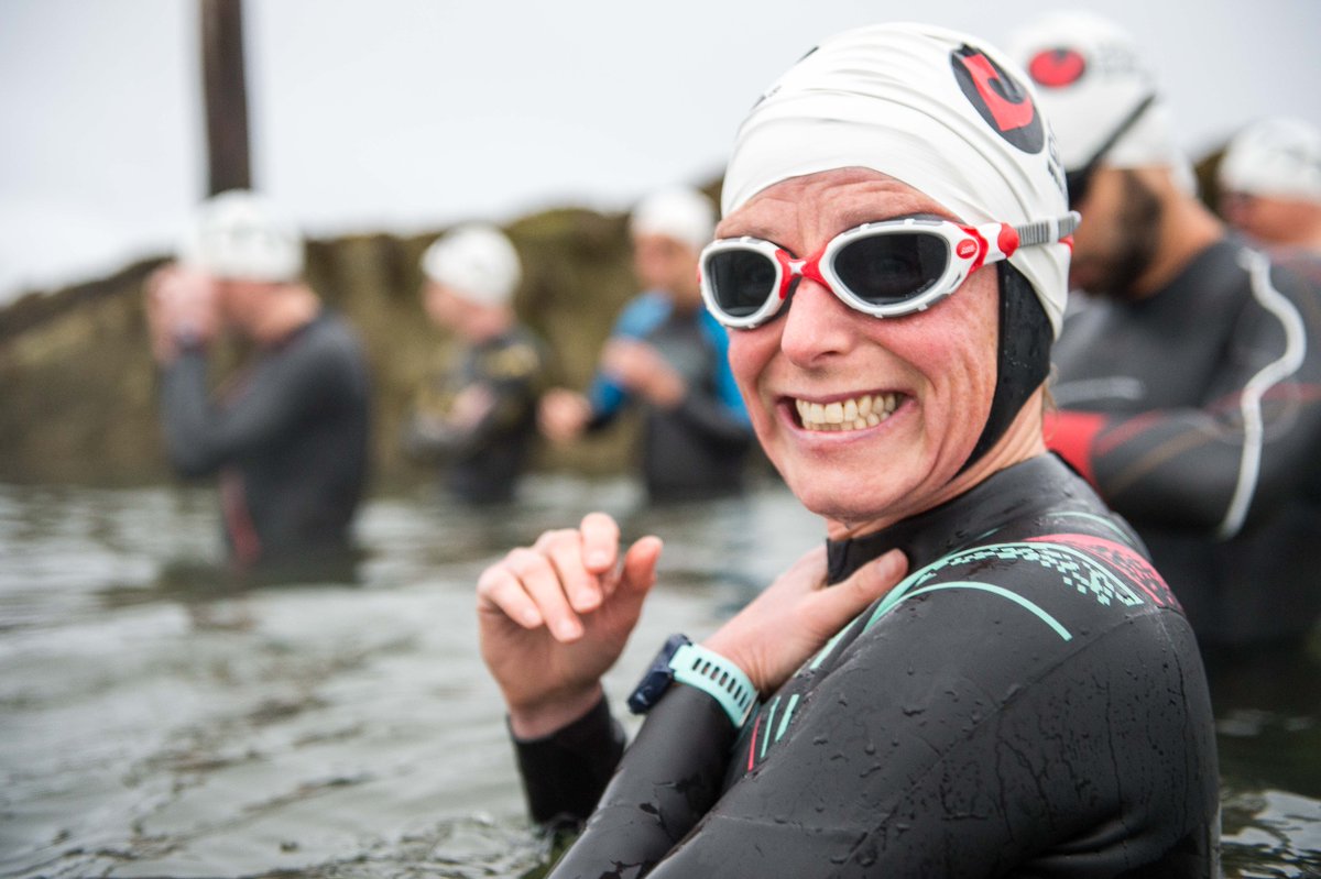 Here's a look back at athletes braving the cold waters at 6am in Renville only two weeks ago for <a href="/ChallengeGalway/">Challenge Galway</a>