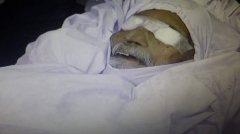 Uzair_Here's tweet image. That Smile on his Face after death ! :)
He Donated his eyes !
#Edhi