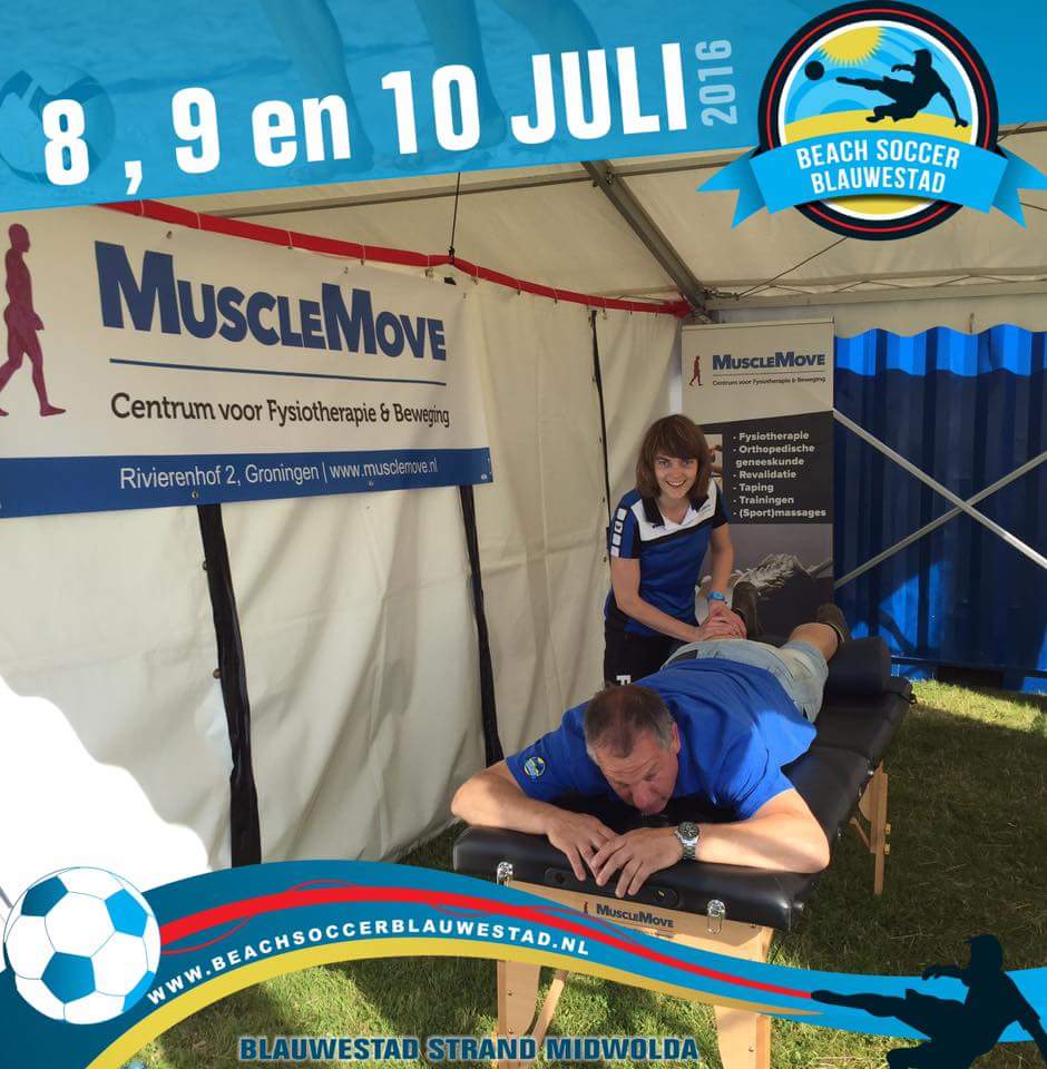 Hele weekend aanwezig bij Open NK <a href="/BeachSoccerBlst/">BeachSoccerBlauwestd</a>! #fysiotherapie #tapen #sportmassages #advies #blessures