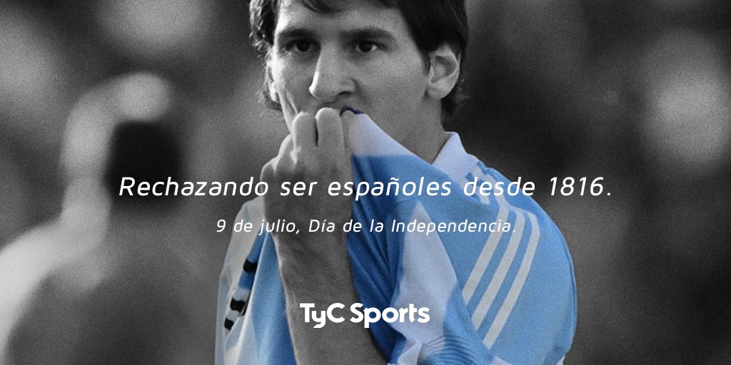 TyCSports's tweet photo. ¡Feliz Día de la Independencia! 🇦🇷 https://t.co/vbKO1OOUBj