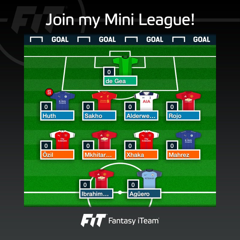 Join my Goal Fantasy Football Mini League for 15/16, enter PIN 1003. bit.ly/1jZd6Z0 #goalfantasyfootball