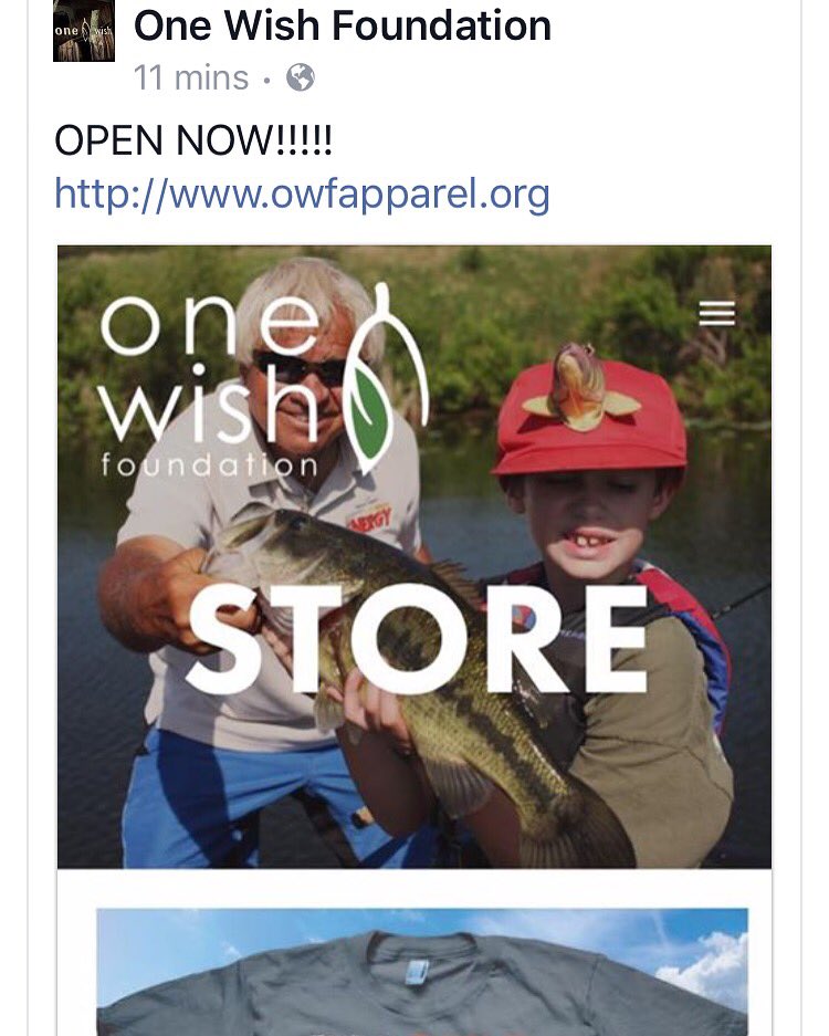 One_WishFDN's tweet image. Check out OWF new apparel line!