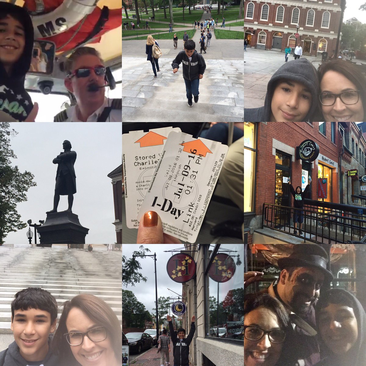 ProfeEdTech's tweet photo. Boston trip is a great reason to #flyhighfriday #missingDaveandLuciano #missingSean #ILA16 #Historyalive #harvard https://t.co/YwSnUKxxVa