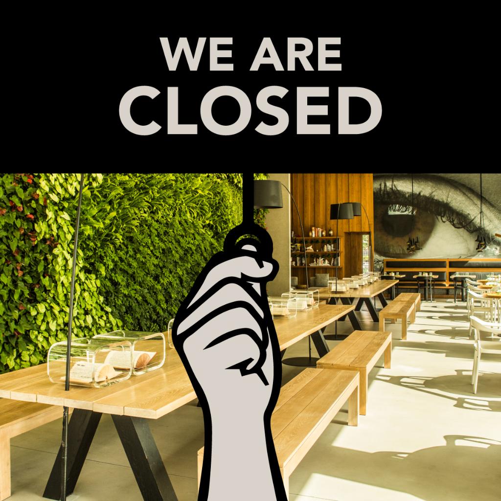 We are closed!