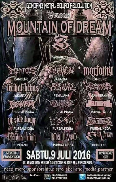 Hari ini !!! "MOUNTAIN OF DREAM #3" at Lap. Waringin Kembar DS. Gondang Karang Reja - Purbalingga