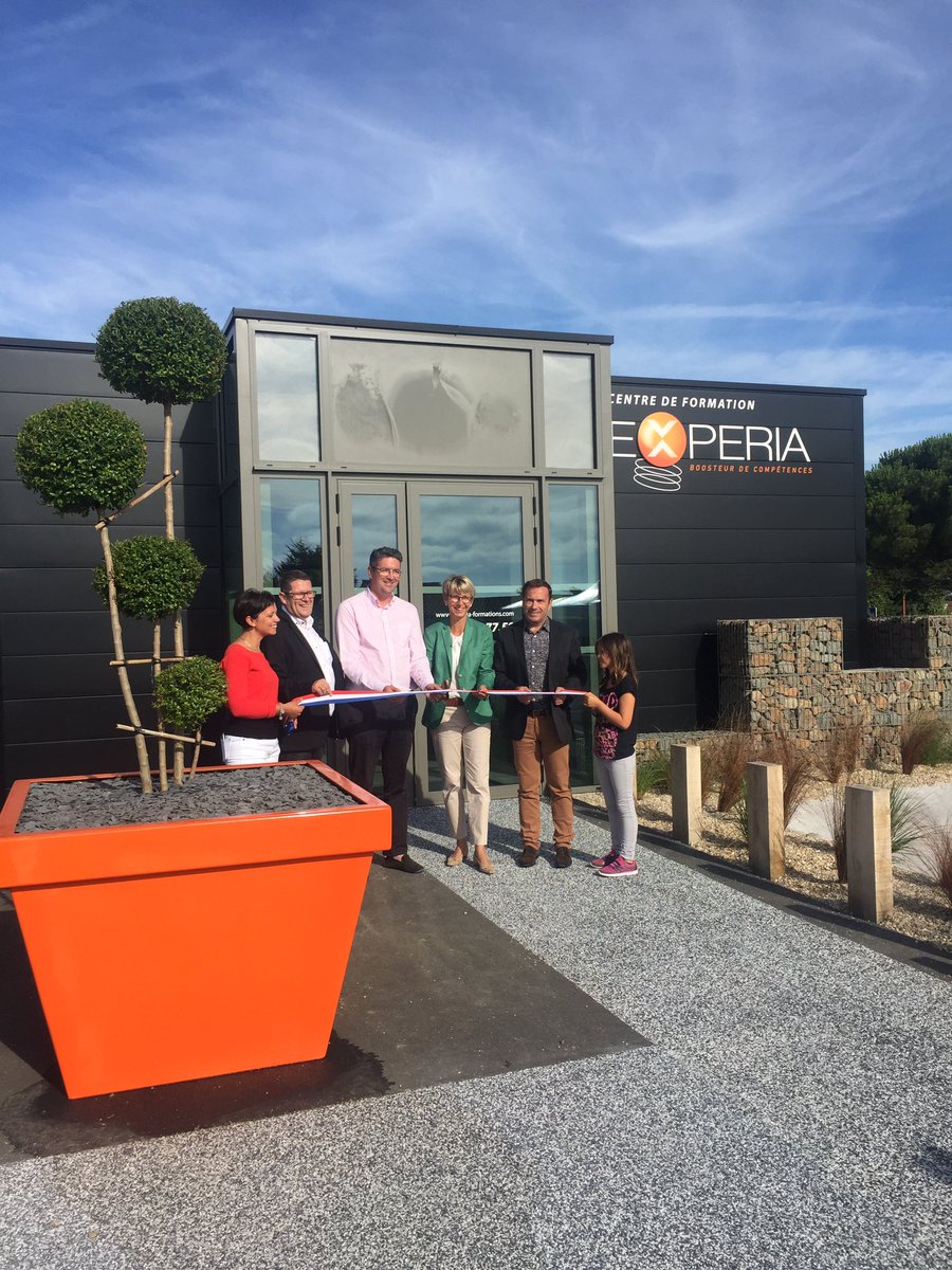 Inauguration des locaux du centre de formation Experia à Olonne sur mer