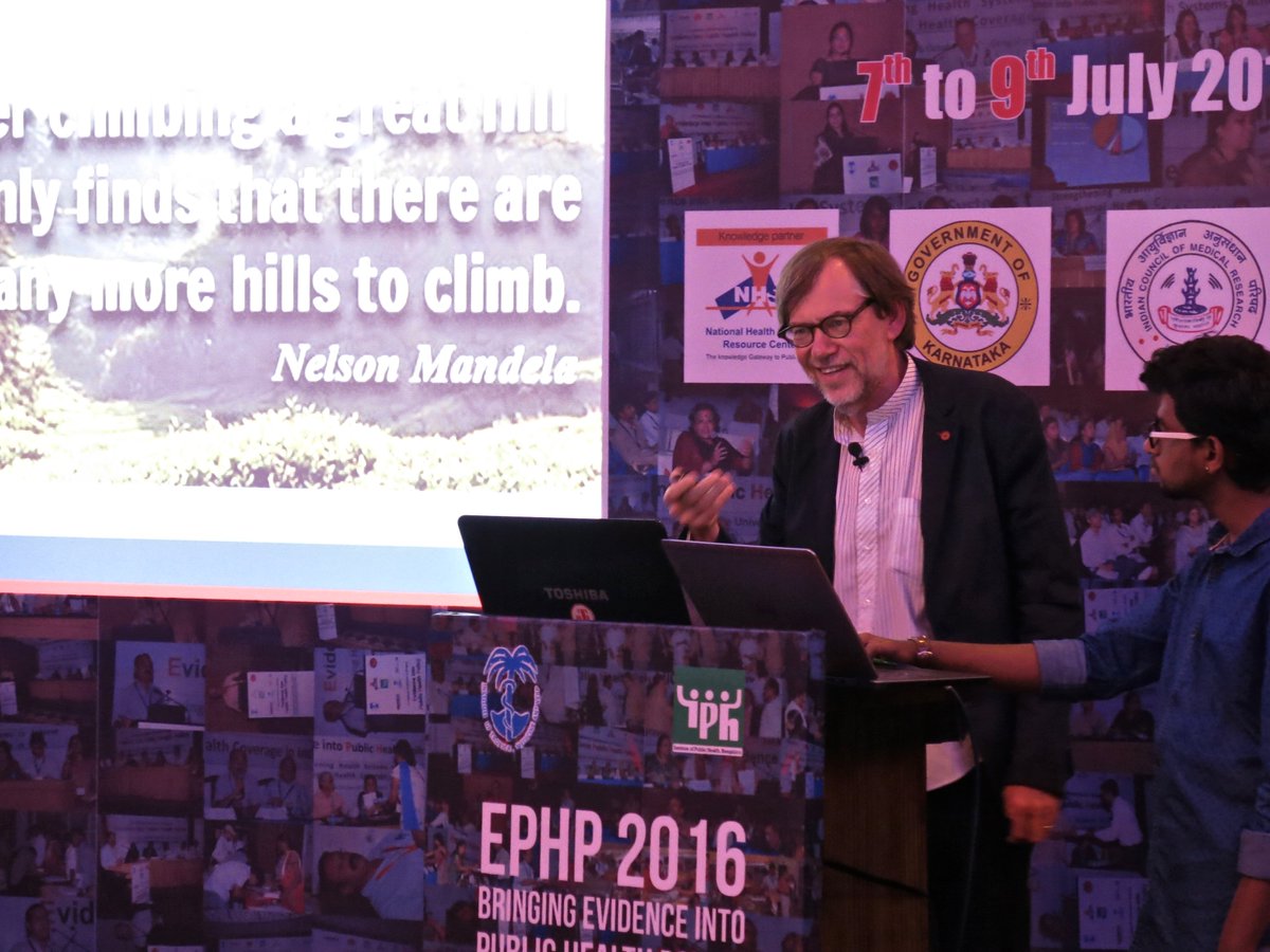 wsoors's tweet photo. If a policy does not consider equity explicitly, it will increase inequity @wvdammeitm #ephp2016 #idea4healthequity https://t.co/WlkaoeArDJ