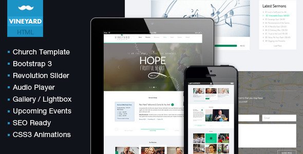WarezNulled's tweet image. Vineyard Church - One Page Responsive ... - #Audioplayer #BootstrapHtml #Churches goo.gl/fIUiS0