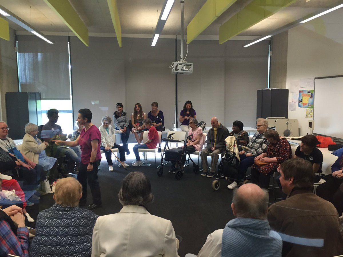 weareoctavia's tweet image. Young at heart and full of laughter - great turn out for Silver Comedy session #Yourspace216 @SilverComedy