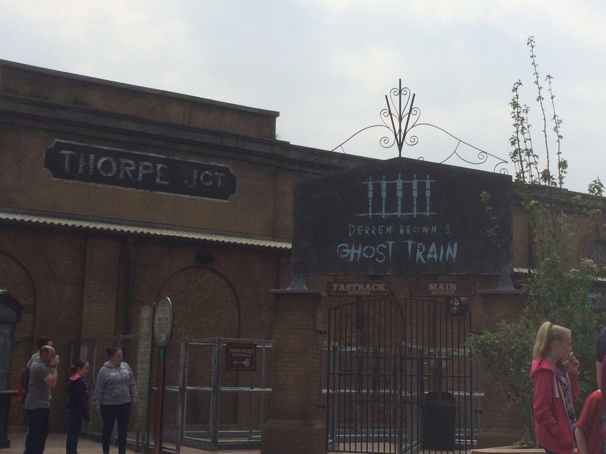 Not as scary as I was expecting but still pretty good. Derren Brown's Ghost Train - Thorpe Park.