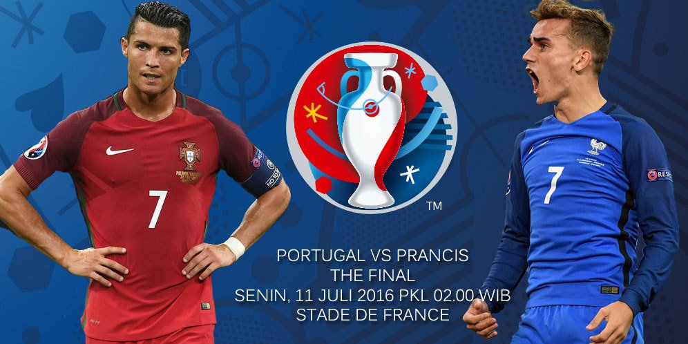 Bolanet's tweet photo. [Preview] https://t.co/mqnTcZBkgF - Portugal vs Prancis, Final Euro 2016 | Senin (11/7, 02.00 WIB) RCTI https://t.co/U5Lrypzkix