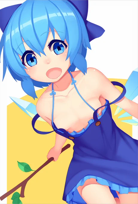 #ノーブラの日 らしいのですが、大変遺憾な事に自分の場合水着絵以外は大抵ノーブラ設定ゆえ、特に胸の存在にフォーカスしたイラストまとめ 
