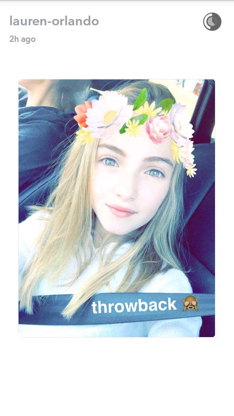 JohnnyOPH's tweet photo. Did you saw this #ThrowbackSnaps of @johnnyosings and @LaurenOrlando08 in Snapchat earlier? π https://t.co/XDoHucyBoj