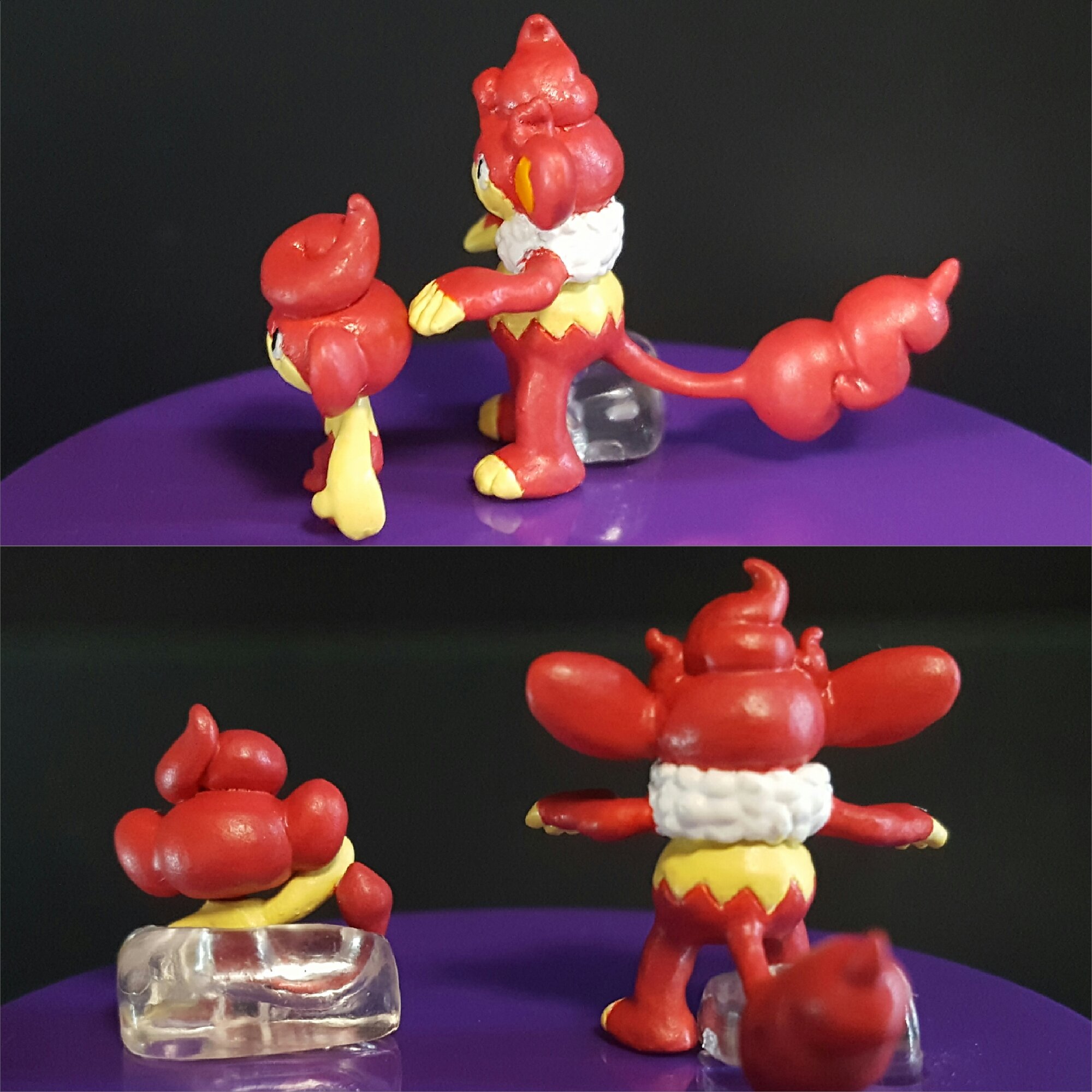 すくなめ 11年にヤナップ進化セットが出て以来 一向に三猿が揃わないので作りました バオップ進化セットです 残すはヒヤップ進化セットですね 作るとは言ってない 40分の1スケールのポケモンフィギュア作って立体ポケモン図鑑補完しようぜ T