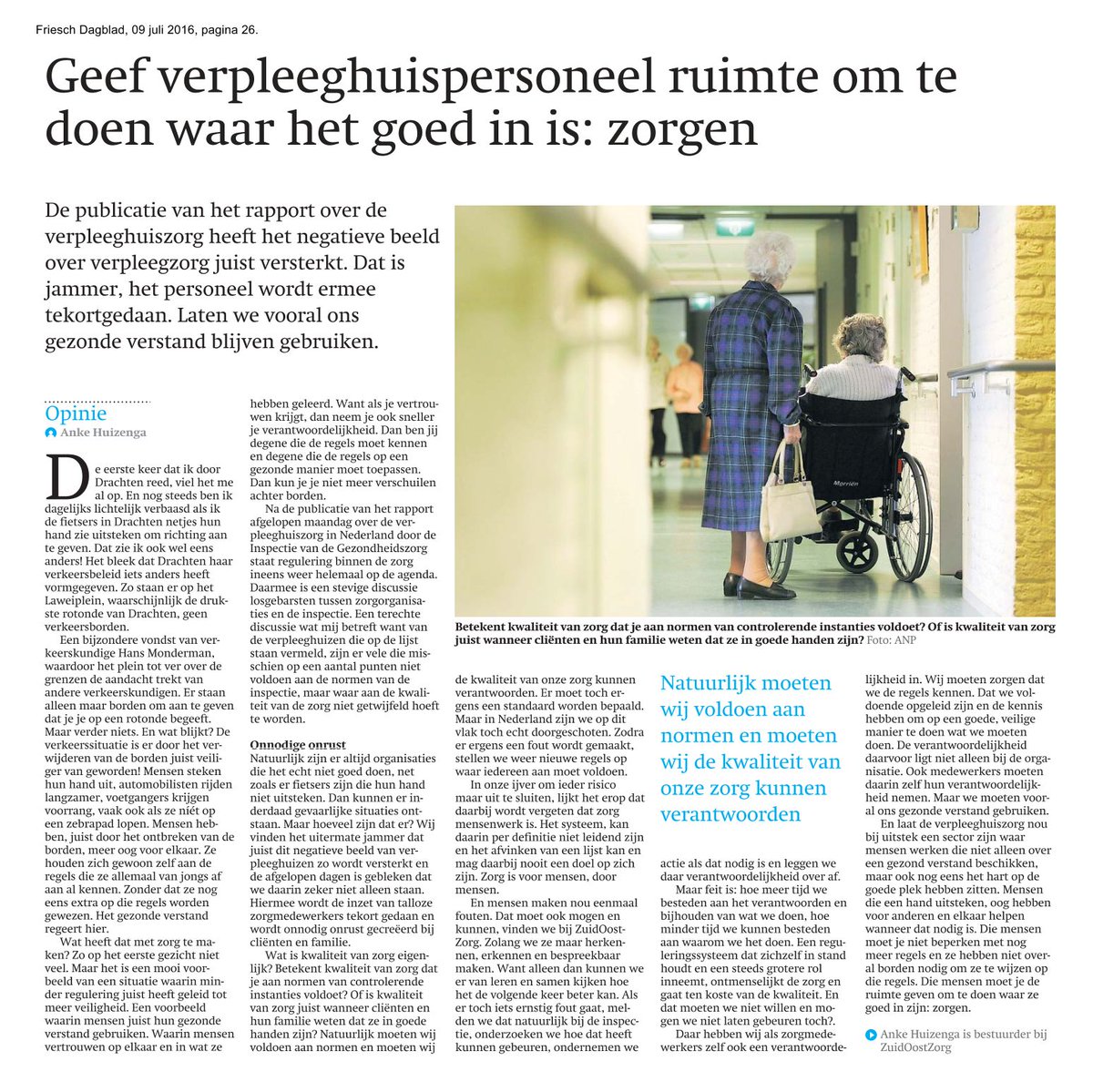 HenkSiegers's tweet photo. mijn onrust over publicatie van "slechte" verpleeghuizen vandaag versterkt door prima stuk van Anneke Huizenga in FD https://t.co/v5i9lXgga4