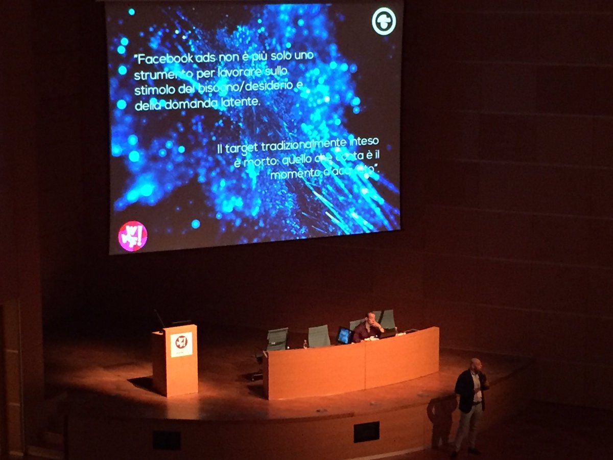 WeBoxStudio's tweet photo. Alla scoperta dei nuovi formati pubblicitari con @ItaliaValerio al #wmf16 @ilfestival https://t.co/DTM1L7pDNM