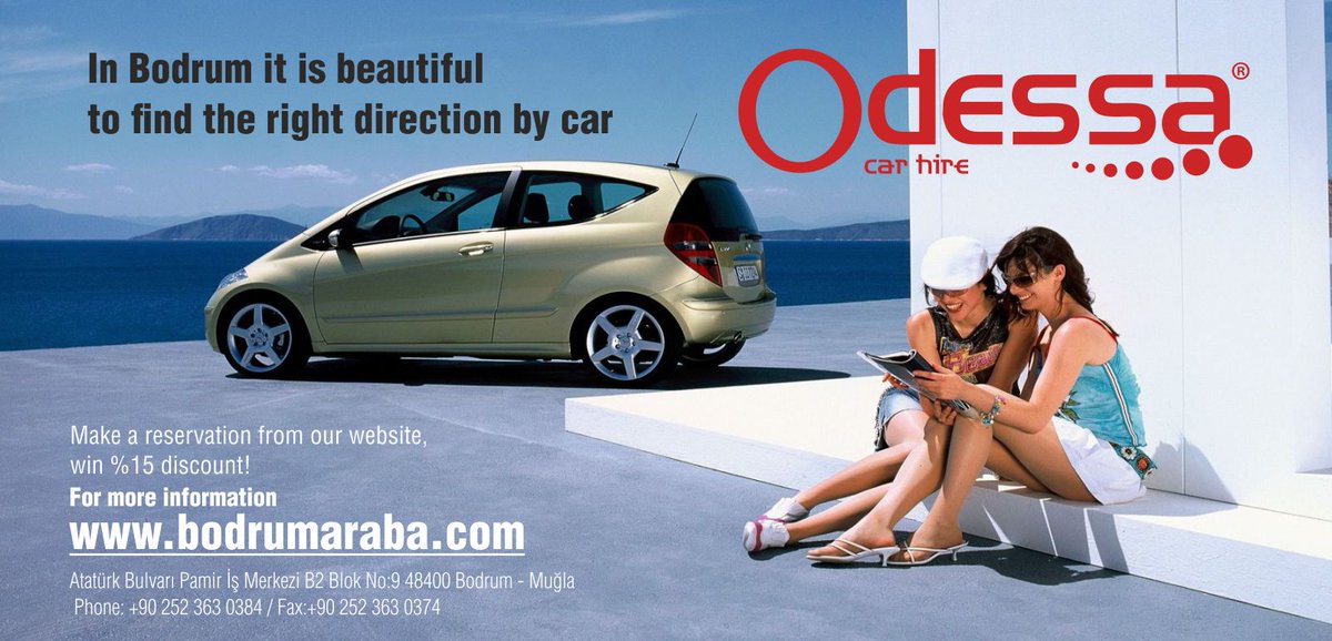 CarOdessa's tweet photo. In Bodrum it is beautiful to find the right direction by car...
0252 363 0384
#bodrum #yalıkavak #turgutreis #otel https://t.co/Thtlfxlkfx