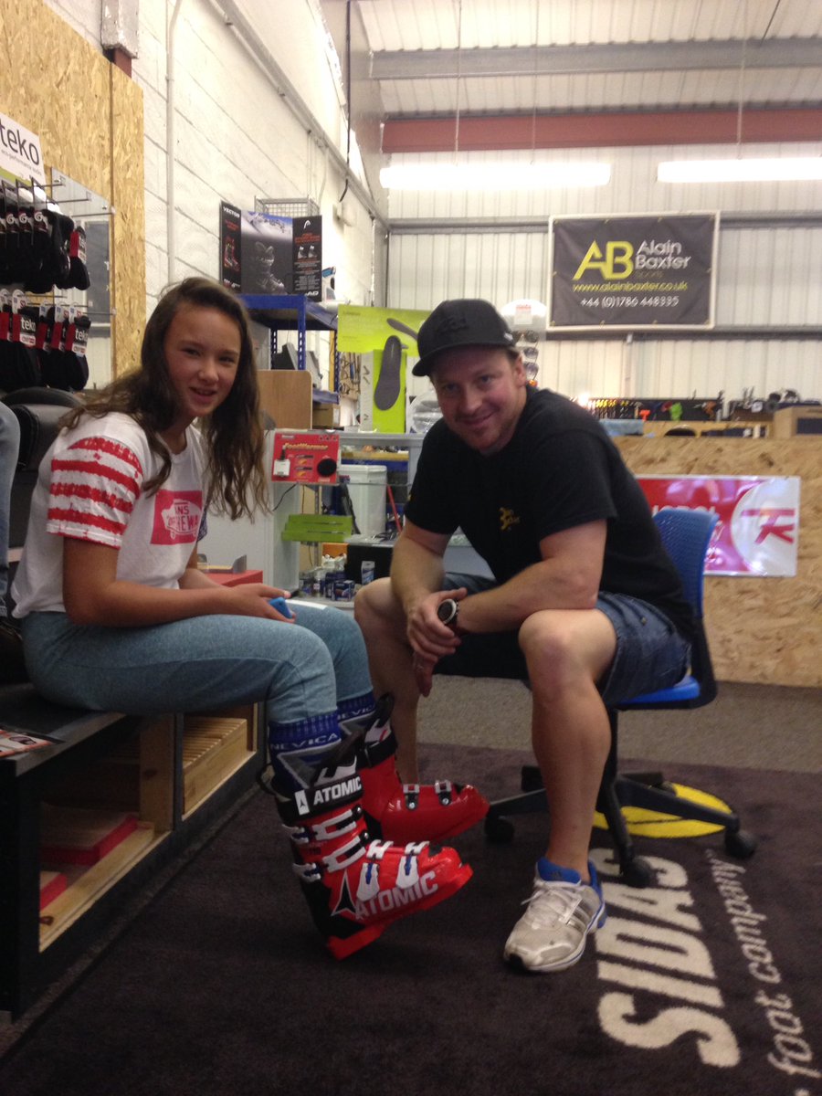<a href="/Daisidaniels/">Daisi Daniels</a> <a href="/Alain_Baxter/">Alain Baxter Sports</a> <a href="/AtomicSnowUK/">Atomic UK</a> Getting ready for the season 🎿👍 thanks Alain for fitting her boots 😊