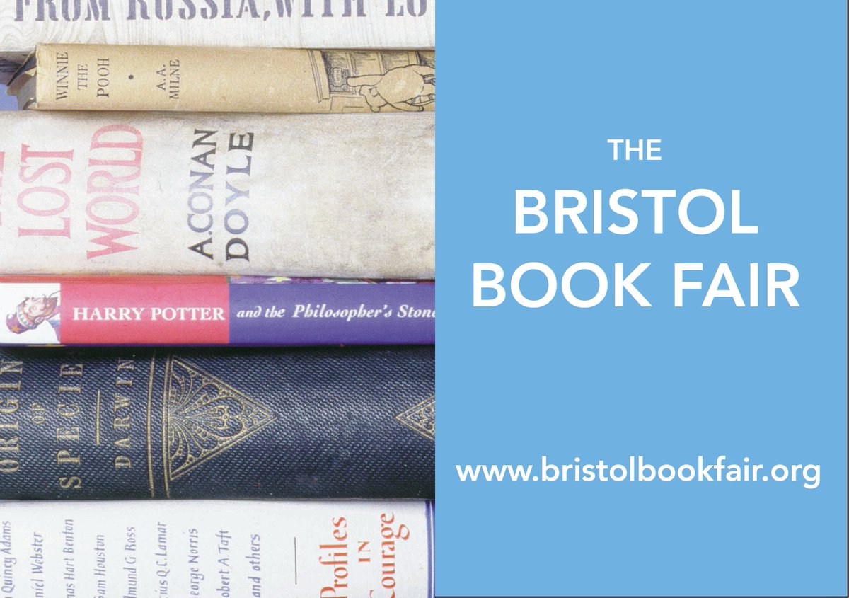 The Bristol Book Fair, Passenger Shed, BS1 6QH, two minutes from the platform, next week, <a href="/BooksellersAnon/">shit our customers say</a> <a href="/pbfaorg/">PBFA</a>