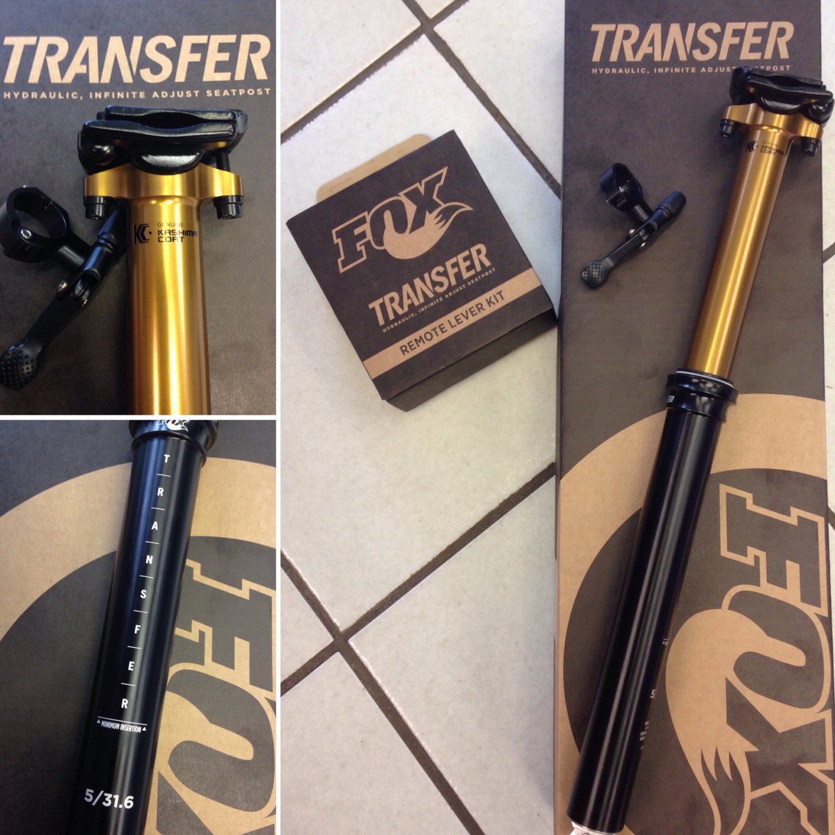 LLBikesNewport's tweet photo. Just landed! The new Fox #Transferpost #remotelever #mtb #dropper @foxracingshox @foxmtb @MojoSuspension @LLBikes https://t.co/I2u6TqicFJ
