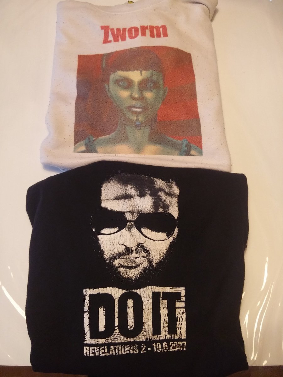 Got these in the mail from an ex gf yesterday. Dev t-shirts from 2007, good times :) #eveonline #tweetfleet