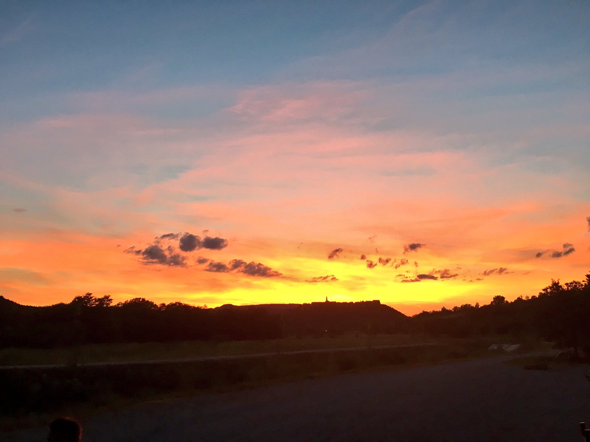 When #sky is a #piece of #art, You have to try not to take a #perfect #photo! #buzet #istria #shareistria