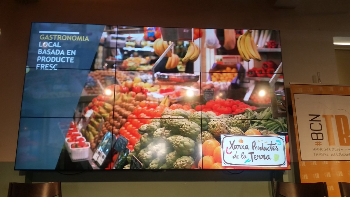 gemaesantiago's tweet photo. La promoción de agricultura con productos de proximidad #Km0 desde @bcnmoltmes en #BcnTB3anys con @SomGastronomia https://t.co/nPIsQ5DaNp