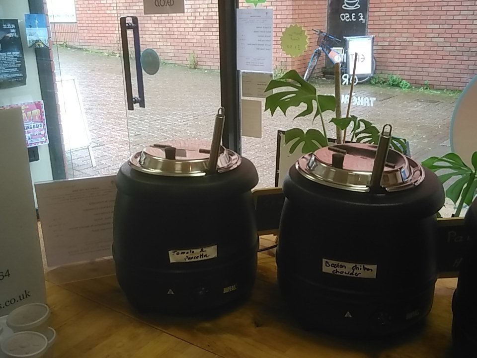 Wet ?..  have a soup to keep warm #lunchtime #soup