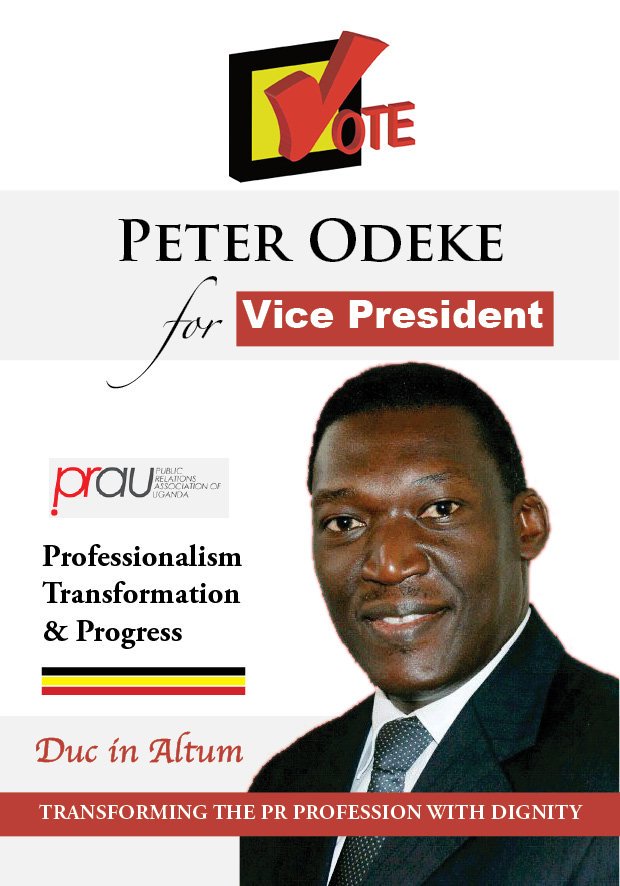 Congrats #PeterOdeke on ur election as PRAU VP...#prauelects