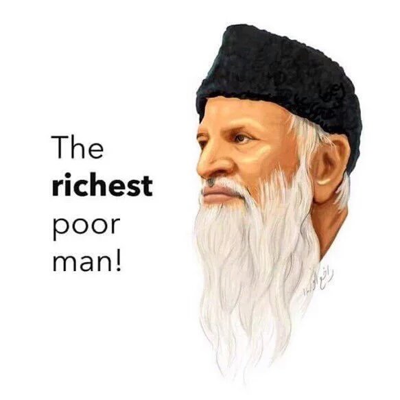 PremiumDomains3's tweet photo. The Richest Poor Man .! A great loss for humanity and for the whole nation.

#Edhi https://t.co/LO4Y95uHgu