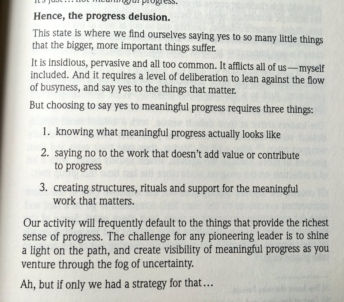 NissinenMinna's tweet image. .@drjasonfox #leadingaquest as summer read. So recognize the progress delusion yet believe in the #progressprinciple