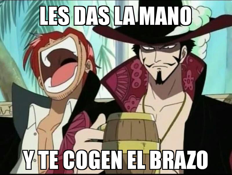 abeldito's tweet photo. -Eh, Mihawk, ¿sabes por qué no te puedes fiar de un monstruo marino? https://t.co/6jw24uatSk