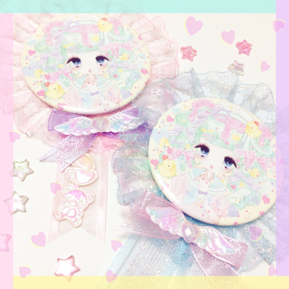 🎀イベント参加告知🎀
7月10日コミックライブin名古屋に参加します🍒💕新作マリン缶バッチやシールと同柄のアユムちゃんアクキーなど前回新作と合わせて持っていく予定です♡
【スペース…Aー31.32】にてお待ちしております💕 