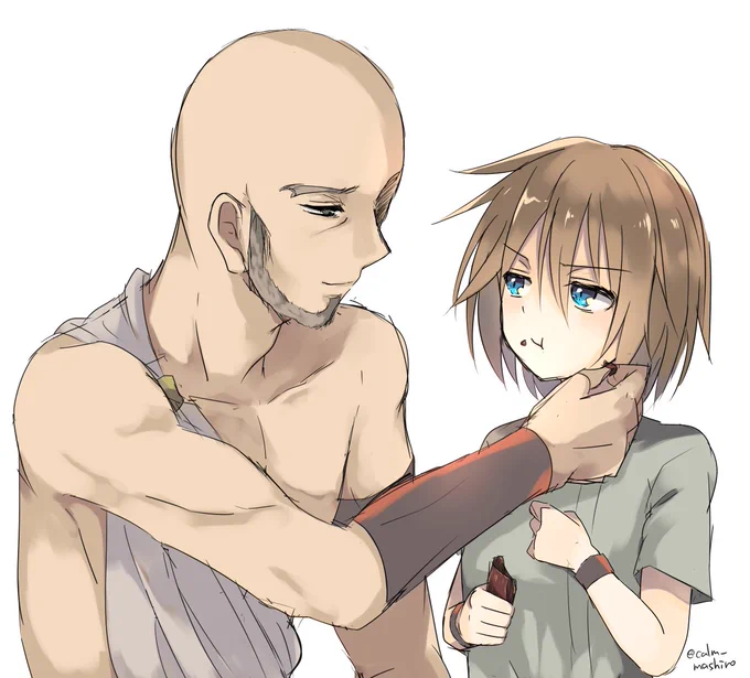 「口元についてるぞ、レイラ」「……」 