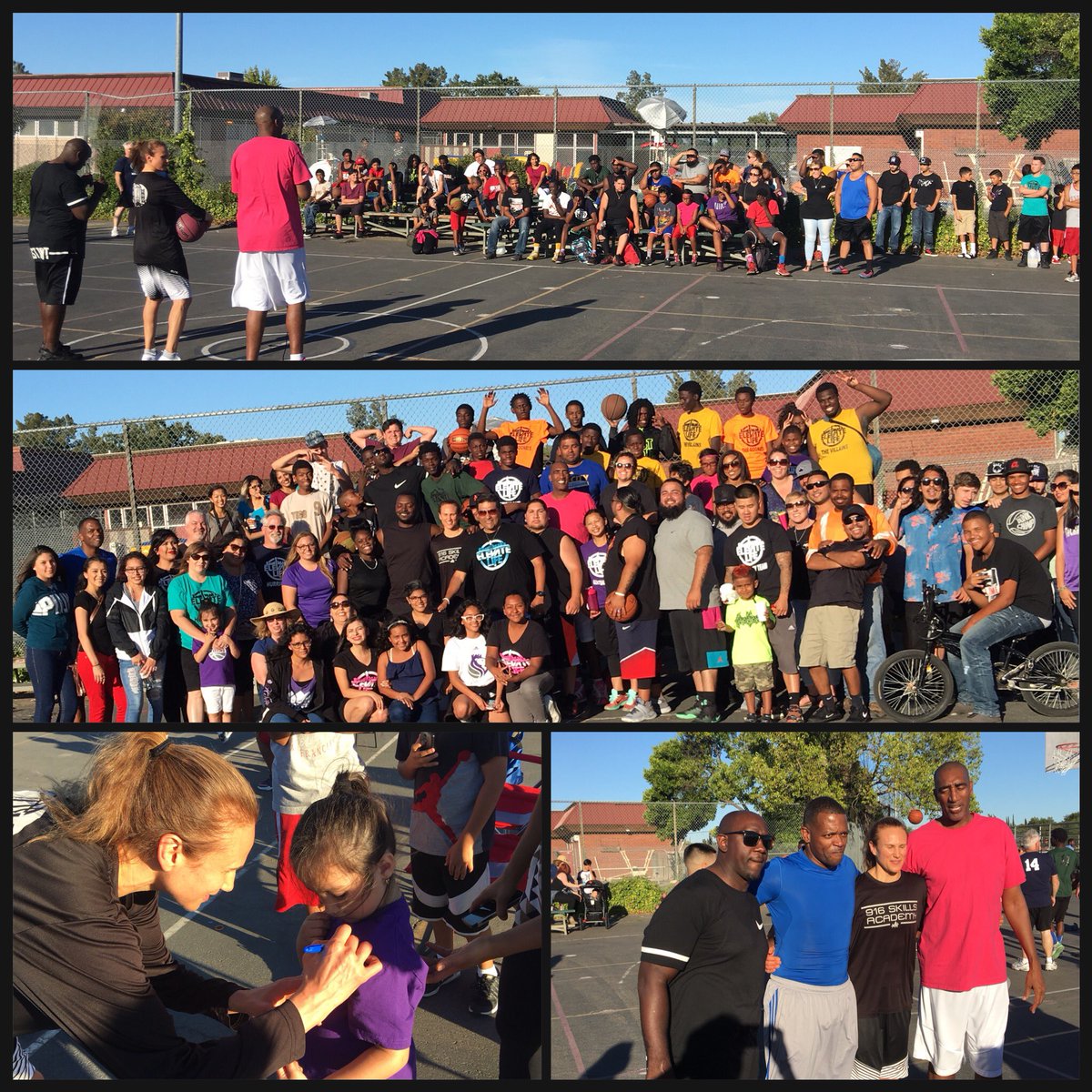 ELEVATELIFESac's tweet photo. Thank you Bobby Jackson, Harold Pressley and Danielle Viglione for coming out to Summer Basketball #sacproud https://t.co/GrCeFiBAZi
