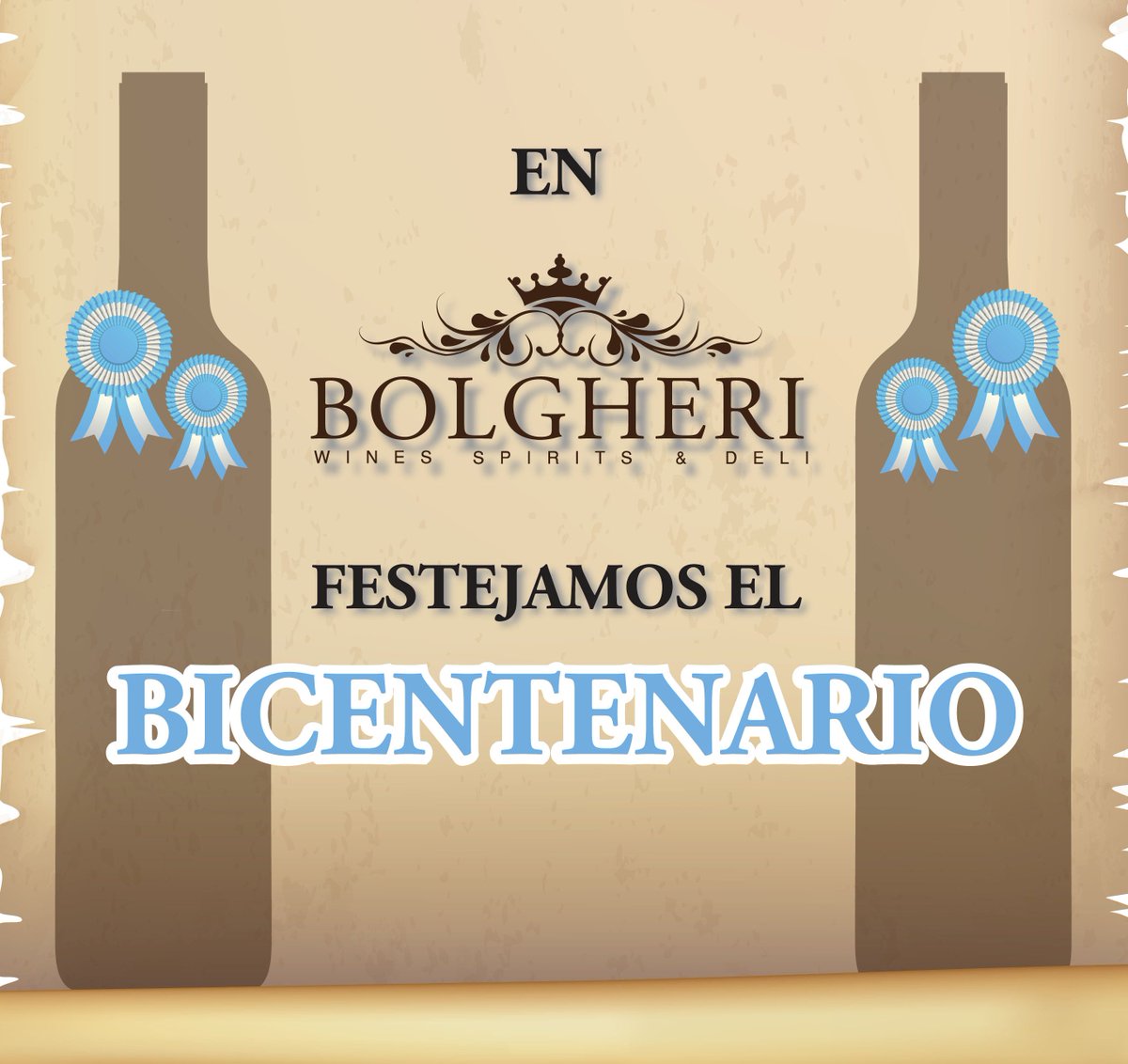 Por eso, los esperamos a partir de las 16.30 hs. #VivaLaPatria Salud! 🍷🍷 #BicentenarioArgentino #FelizIndependencia