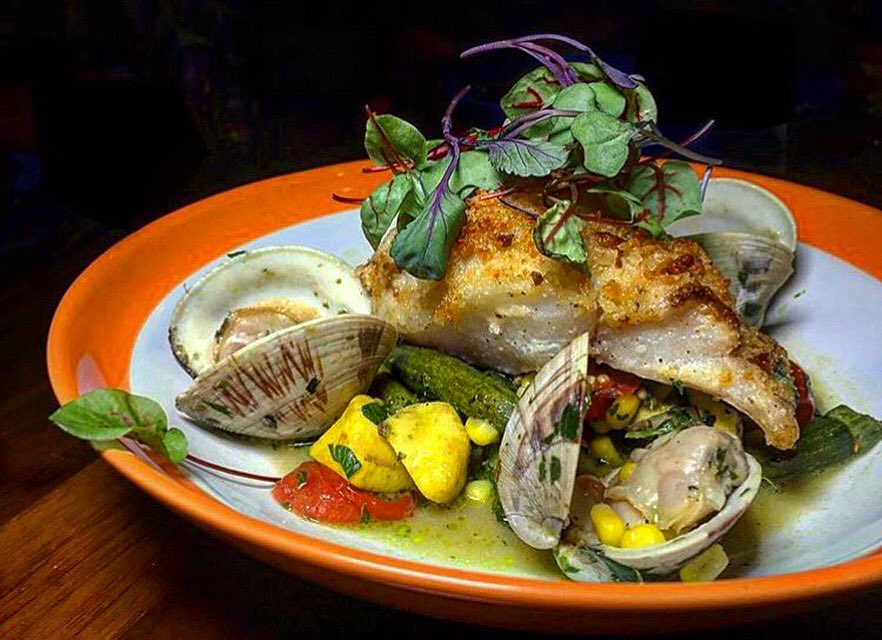 #repost wendalicious Try our new #SUMMER #DINNER item tonight! #clams #hake #nycdinner #delicious #nyc #yum