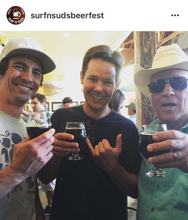 15 years of success @islandbrewingcompany former brewer Shaun Crowley, head brewer Ryan Morrill &amp; owner Paul Wright!