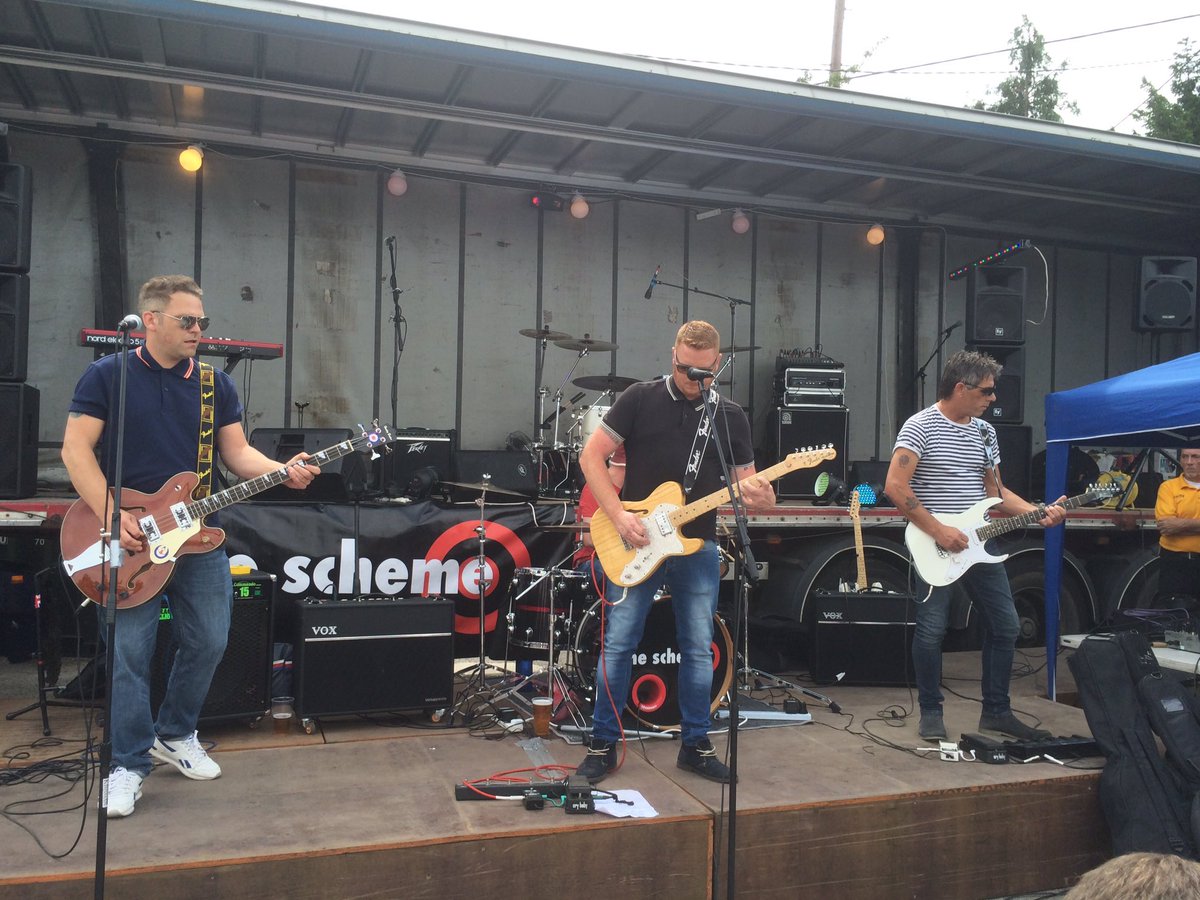 We also have our indoor band, The Scheme from 7pm-10pm