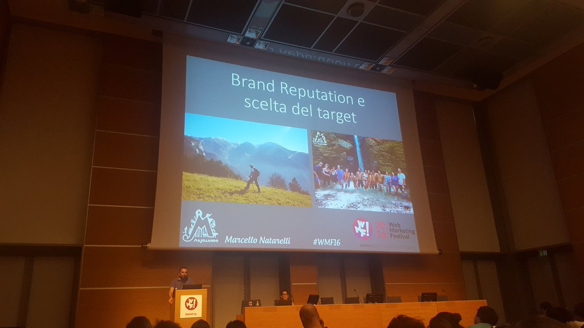 La reputazione online è al centro del lavoro del #webmarketer #wmf16 #turismo