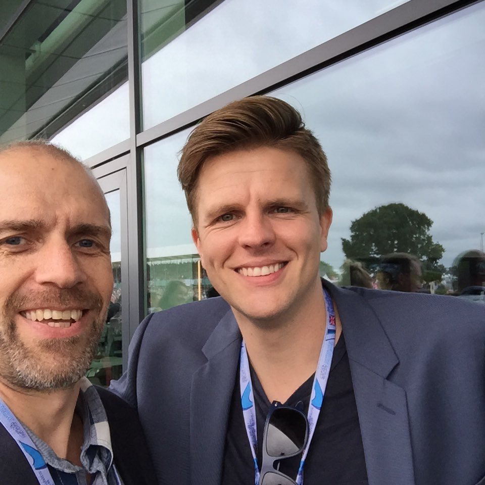 StuartBeesley's tweet image. Great to speak to Jake #f1 #silverstone.