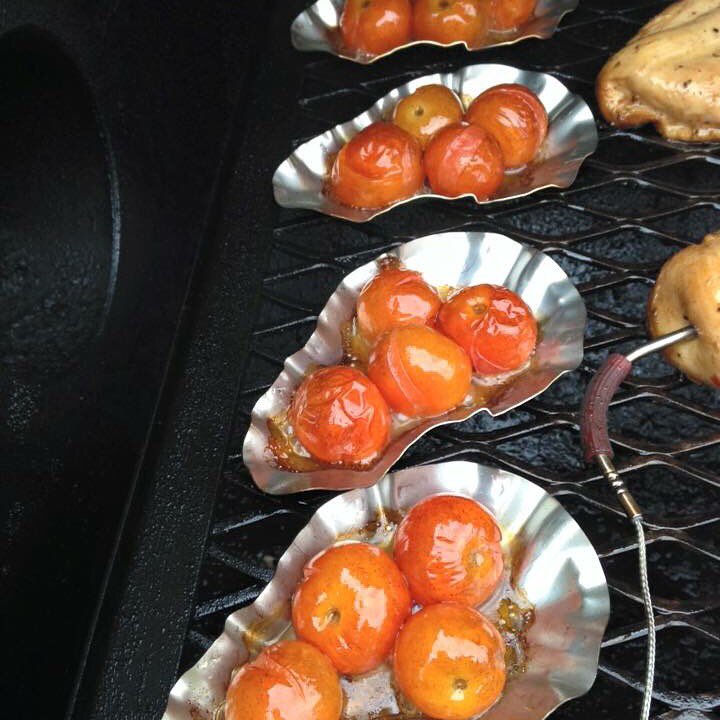 grilling cherry tomatoes? 
No falling through the grill. <a href="/worldmarket/">World Market</a> <a href="/FoodNetwork/">Food Network</a> <a href="/FoodiePatutie/">Foodie Patutie</a> <a href="/ChefRyanAndre/">Ryan Andre</a>