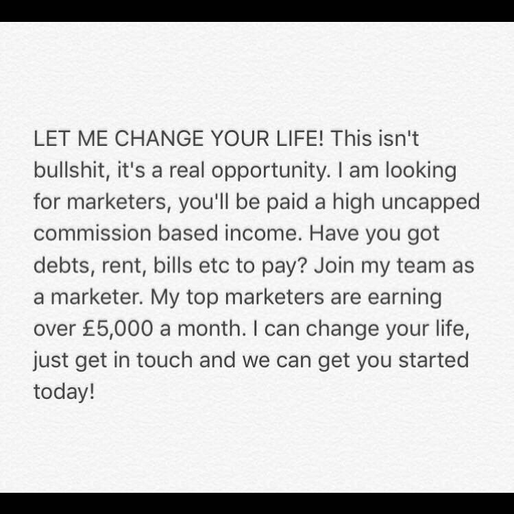 Guys we are looking for marketing members to join the team! A second or even full time position! Message me