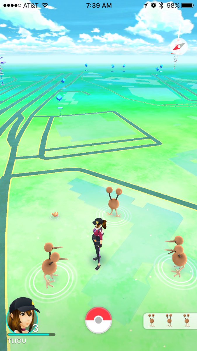 tliou's tweet photo. Go away! Surrounded by #Duduo's, but I already have 1 in my #Pokedex! #GottaCatchEmAll! #PokemonGo BEST GAME EVER. https://t.co/pyrMsoy5iV